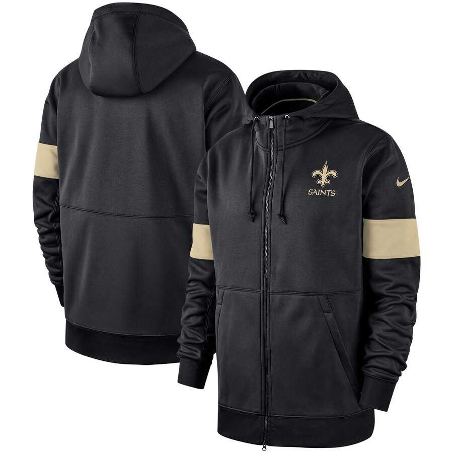 New Orleans Saints Nike Sideline Performance Full Zip Hoodie Black,We sell and wholesale New Orleans Saints Nike Sideline Performance Full Zip Hoodie Black on line form chian!